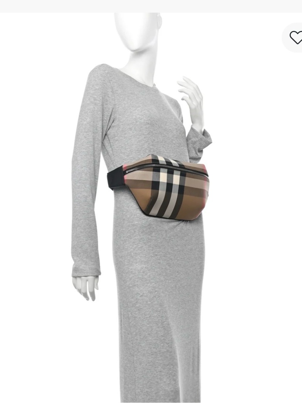 NWT Burberry Medium Sonny  Nova Check Unisex Bum Bag